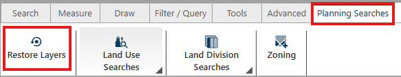 Restore Layers button in Planning Searches